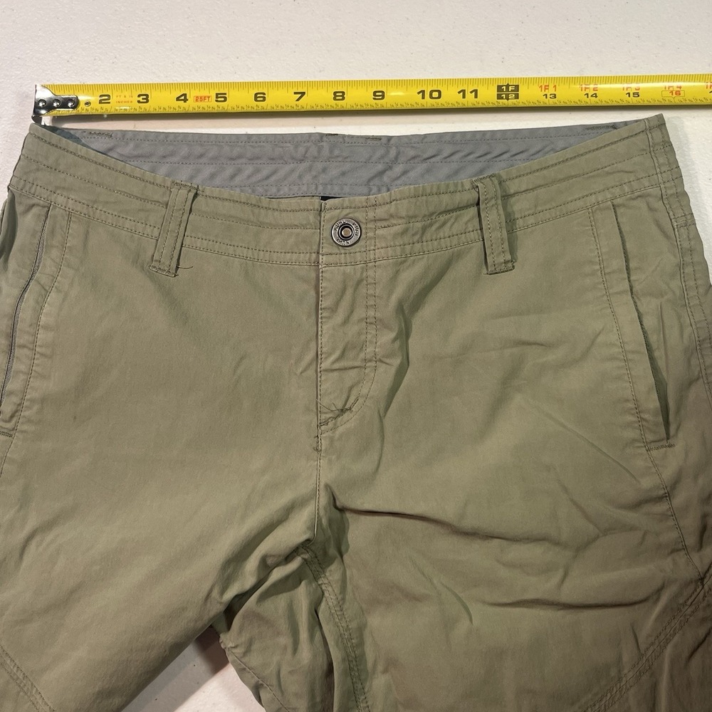 Kuhl Spire Hiking Utility Shorts Womens 10 Olive 10" Outdoor Camp Hking Gorpcore - Picture 4 of 12